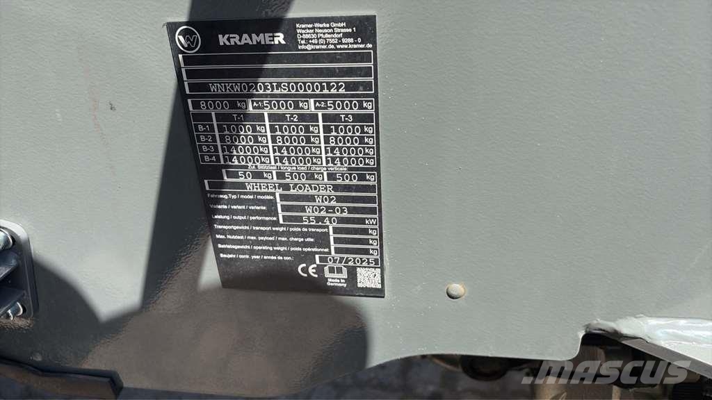 Kramer 8115 Kramer wheel loader Фронтальні навантажувачі