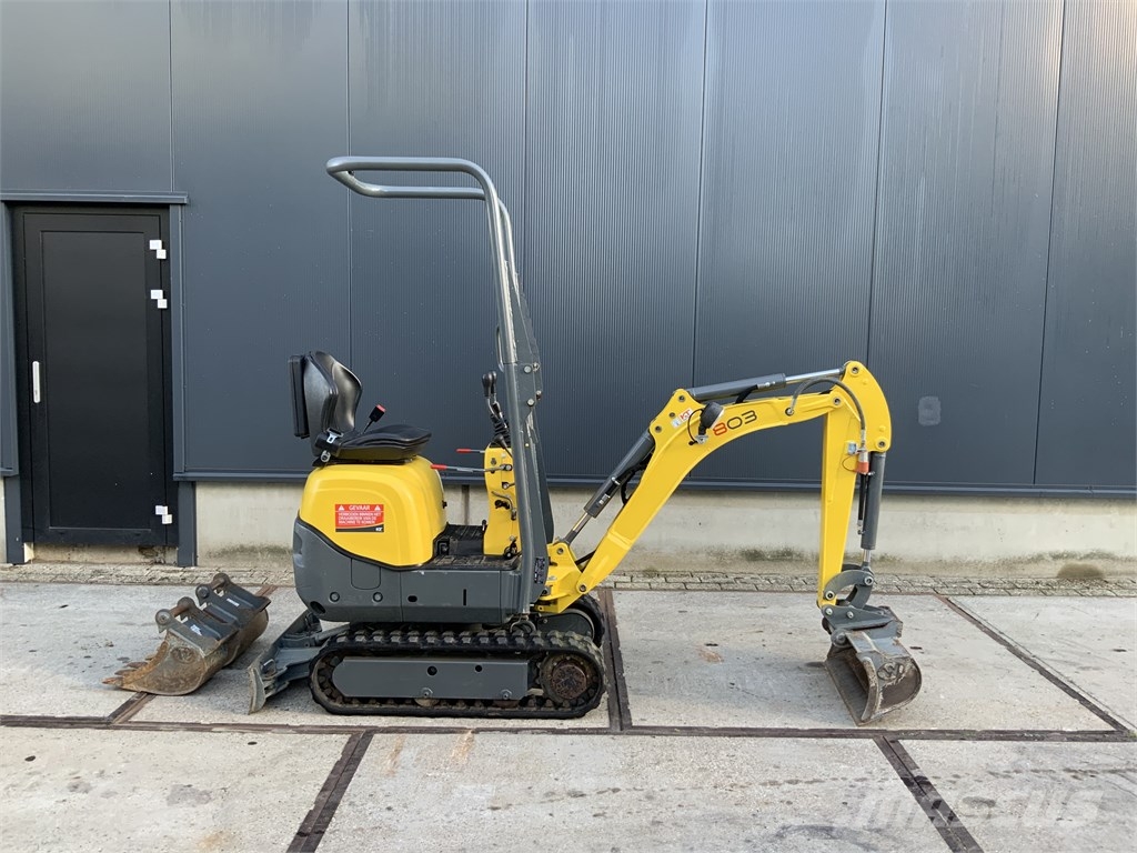 Wacker Neuson 803 Mini ekskavatörler, 7 tona dek