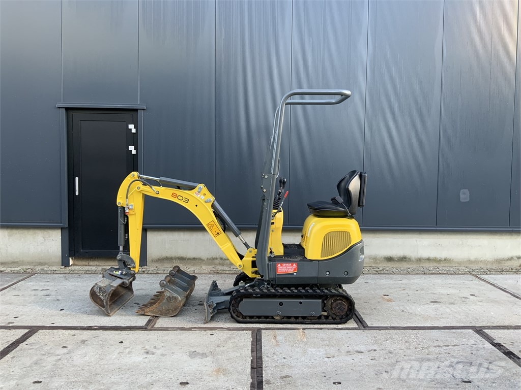Wacker Neuson 803 Mini ekskavatörler, 7 tona dek