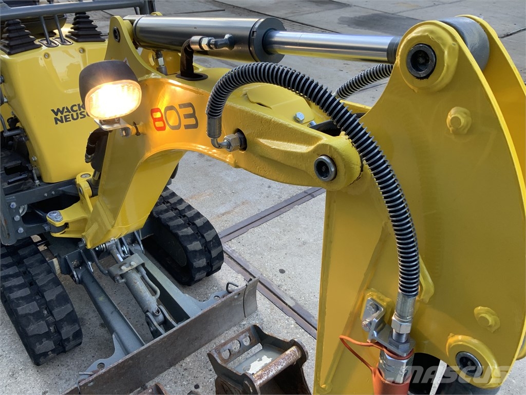 Wacker Neuson 803 Mini ekskavatörler, 7 tona dek