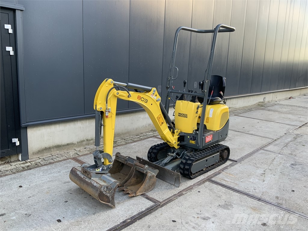 Wacker Neuson 803 Mini ekskavatörler, 7 tona dek