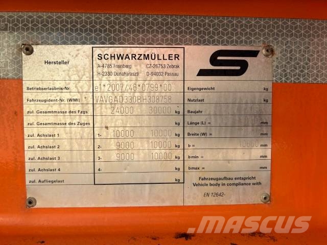 Schwarzmüller Aanhangwagen Raskeveohaagised