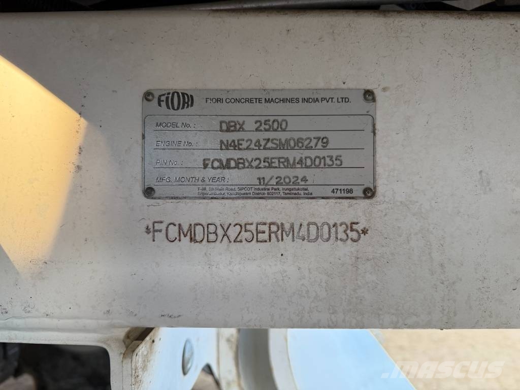 Fiori DBX2500 DB 250 Menginstallaties
