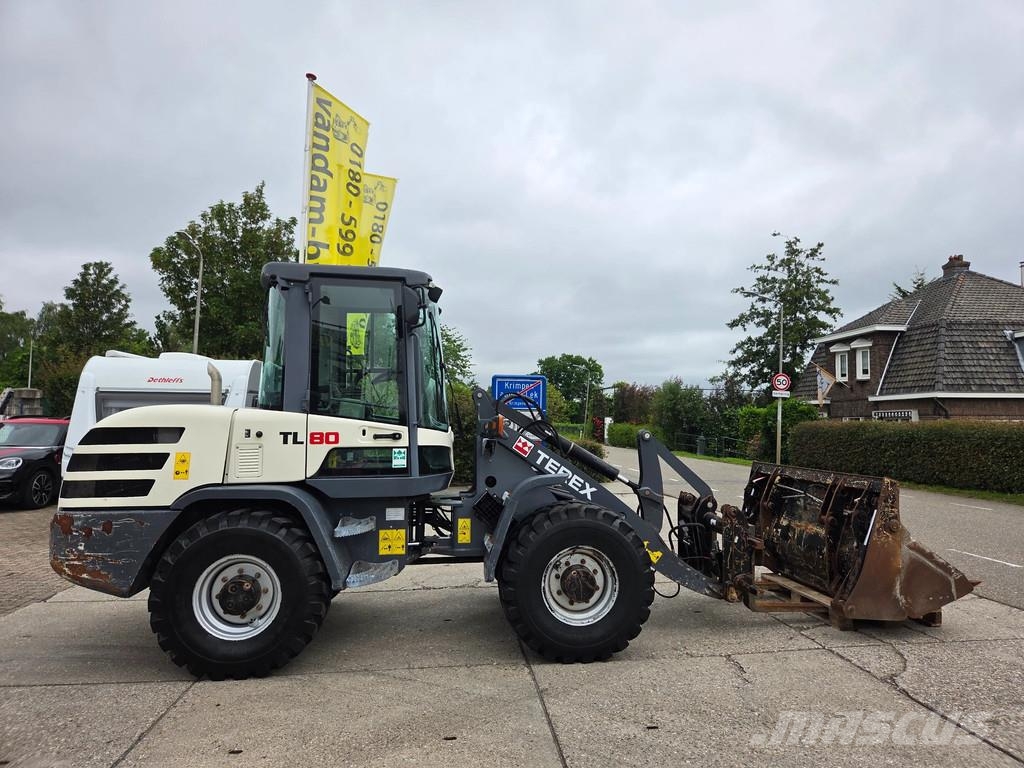 Terex TL80 met 4-cilinder Deutz Kolové nakladače