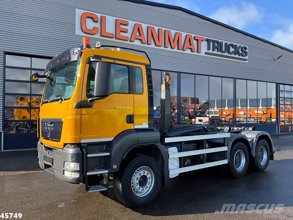 MAN TGS 33.440 6x4 ZF Intarder Manual Full steel 21 To Kotalni prekucni tovornjaki
