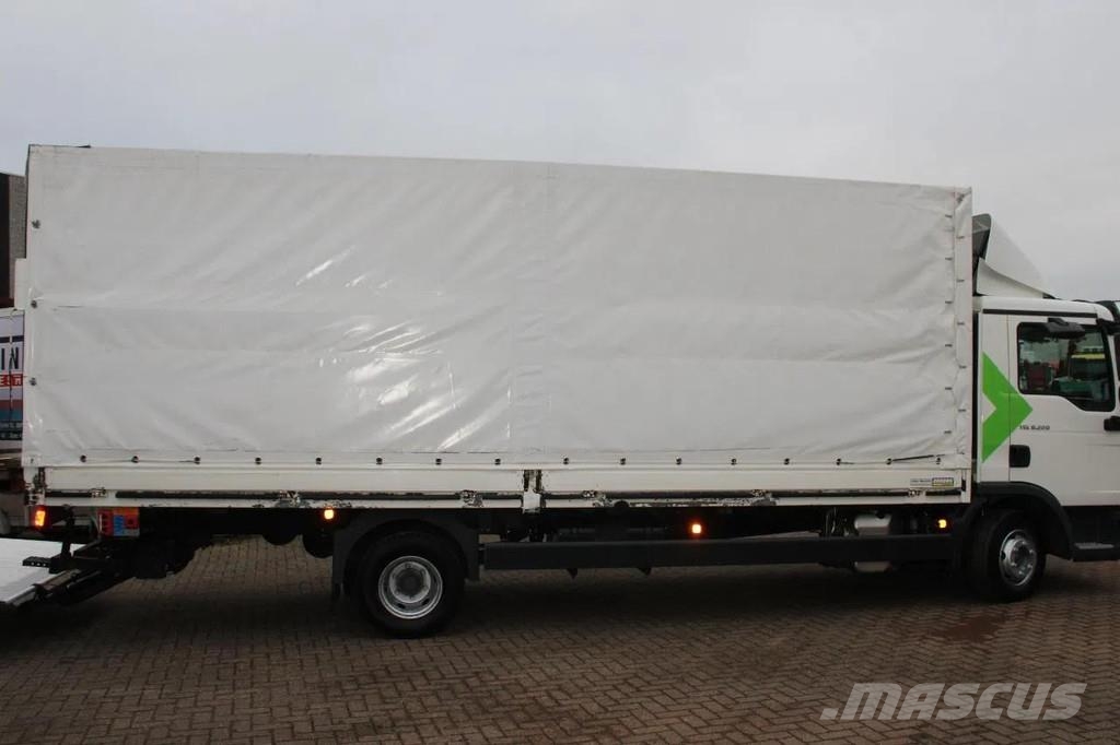 MAN TGL 8.220 + EURO 6 + LIFT Тентованные грузовики