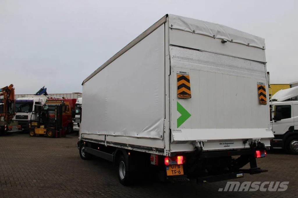 MAN TGL 8.220 + EURO 6 + LIFT Curtainsider trucks