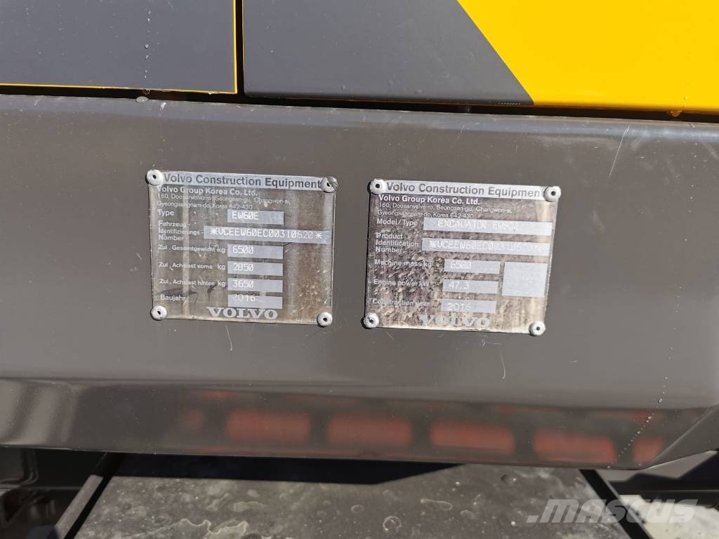 Volvo EW 60 E Ratasekskavaatorid
