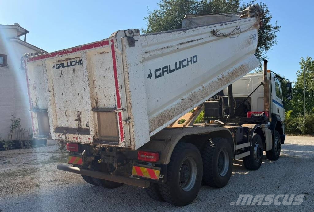 DAF CF 480 8x4 mulda tipper - electric tarpaulin Camiões basculantes