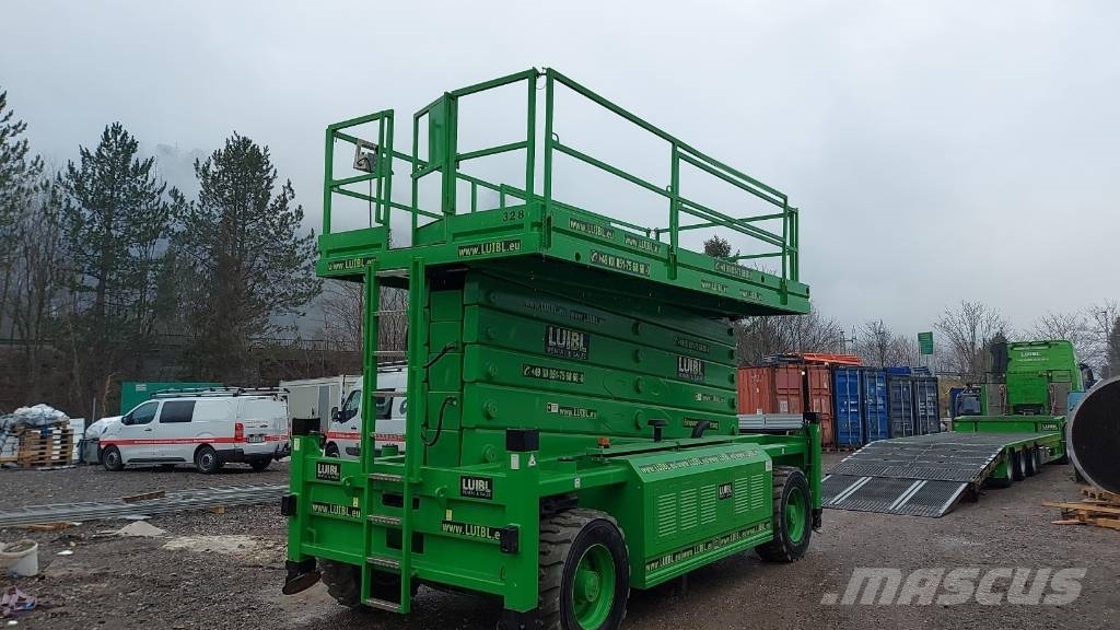 HAB S280-25 D4WDS, 28m diesel rough terrain lift Nůžková zvedací plošina