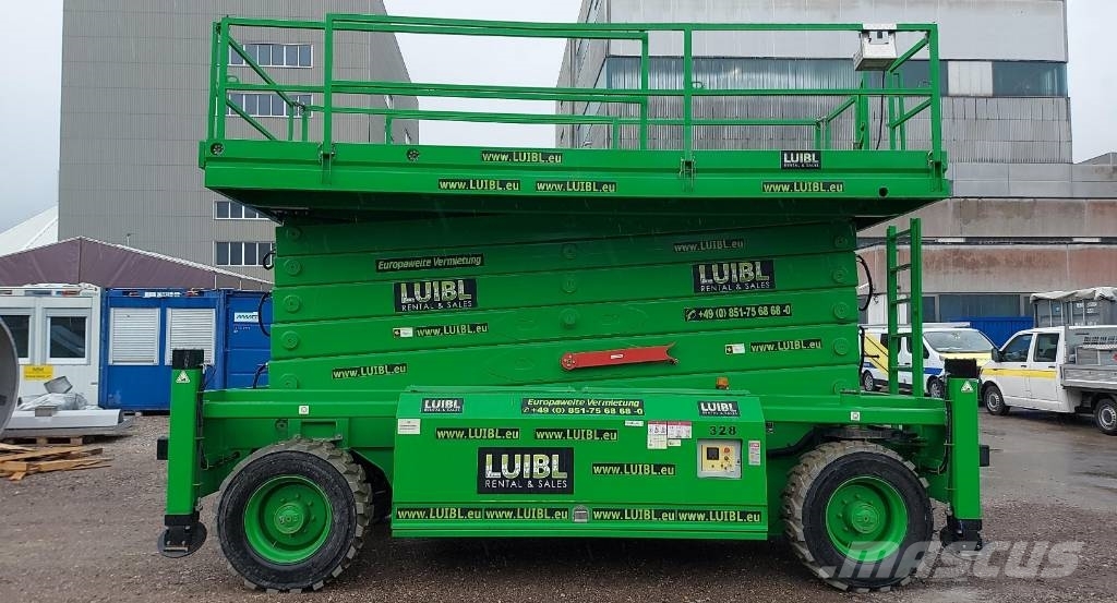 HAB S280-25 D4WDS, 28m diesel rough terrain lift Nůžková zvedací plošina