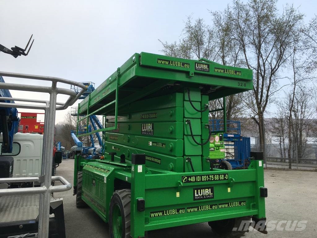 HAB S280-25 D4WDS, 28m diesel rough terrain lift Nůžková zvedací plošina