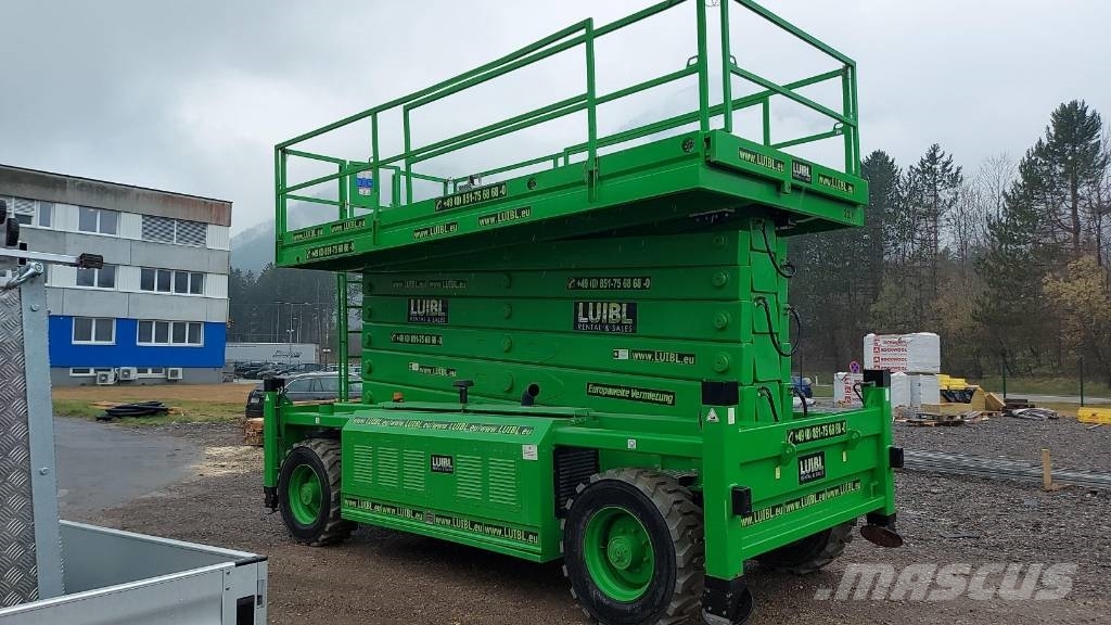 HAB S280-25 D4WDS, 28m diesel rough terrain lift Nůžková zvedací plošina