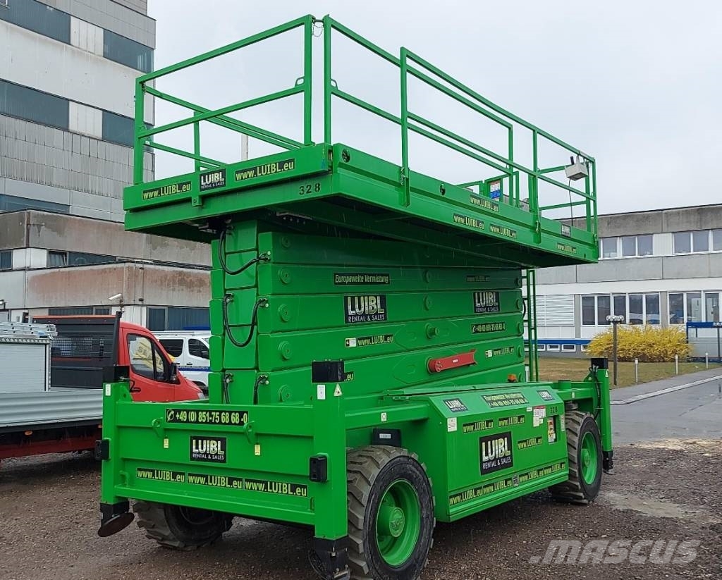 HAB S280-25 D4WDS, 28m diesel rough terrain lift Nůžková zvedací plošina