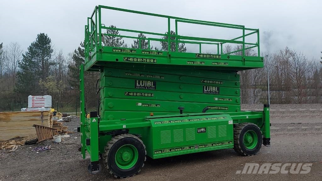 HAB S280-25 D4WDS, 28m diesel rough terrain lift Nůžková zvedací plošina