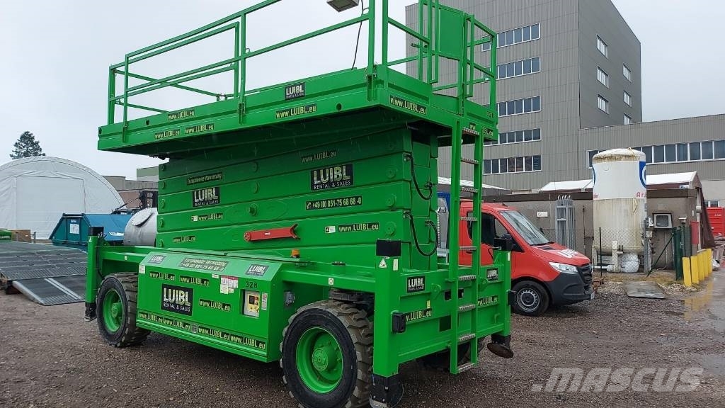 HAB S280-25 D4WDS, 28m diesel rough terrain lift Nůžková zvedací plošina