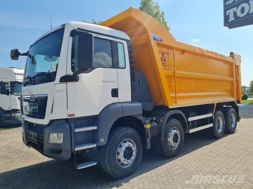 MAN TGS 41.420 8X4 / 20 m3 / NOVE GUME Wywrotki