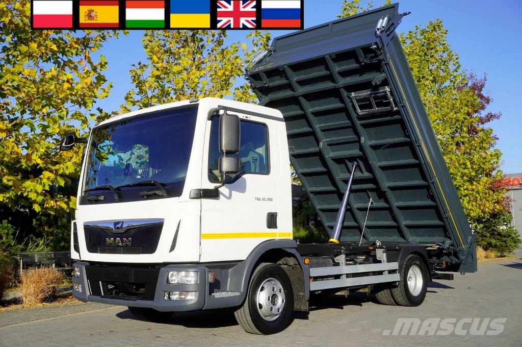 MAN TGL 12.190 / NEW 3-way tipper / 100 tho. km Tippbilar