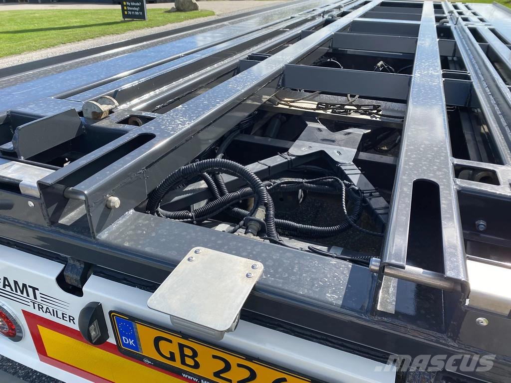 AMT KO360 3 akslet overføringskærre 6.600 mm Containerframe semi-trailers