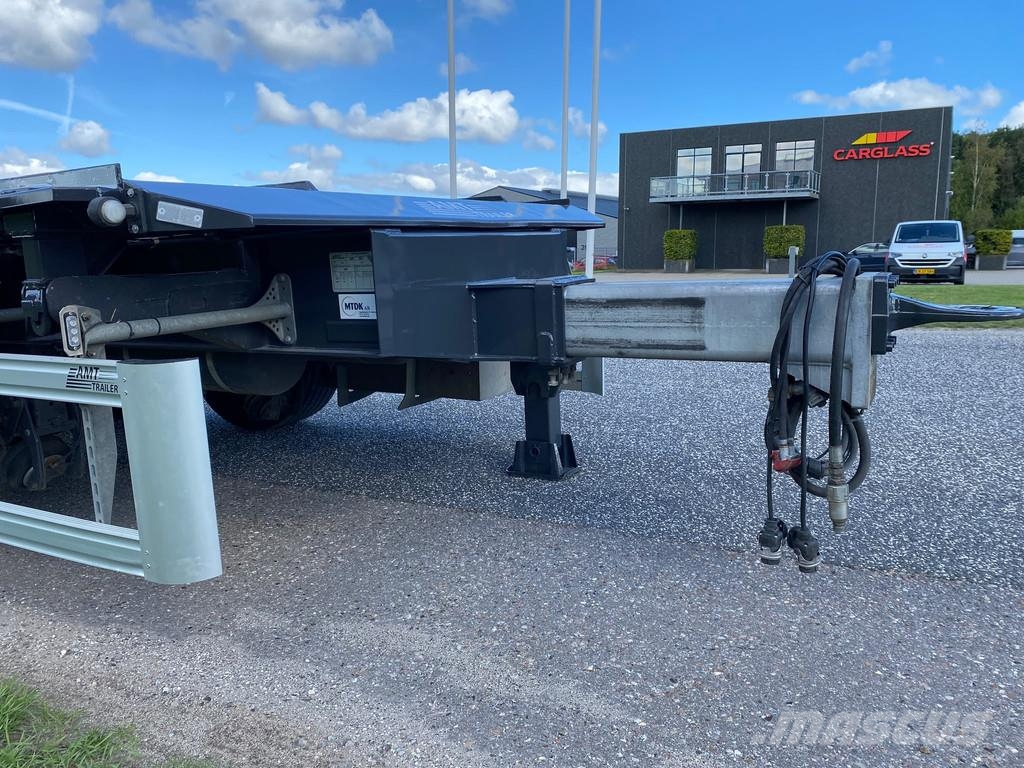 AMT KO360 3 akslet overføringskærre 6.600 mm Containerframe semi-trailers