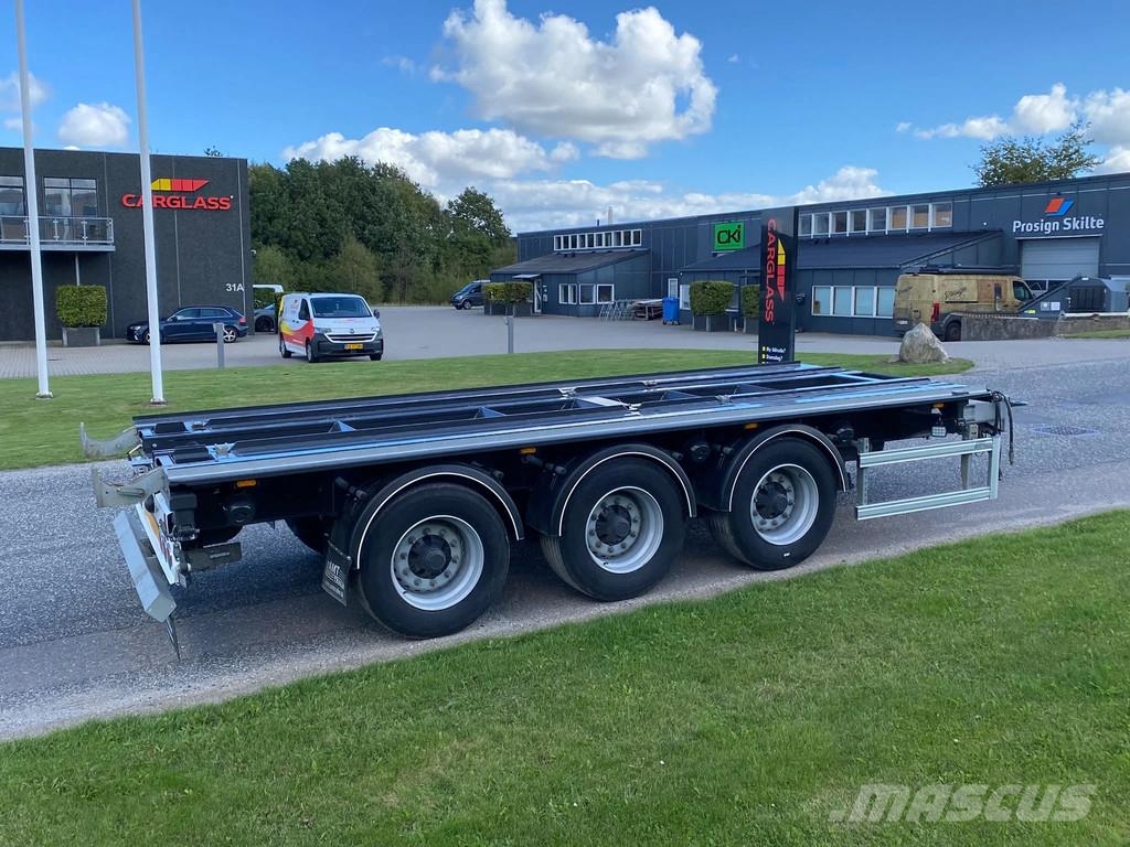AMT KO360 3 akslet overføringskærre 6.600 mm Containerframe semi-trailers