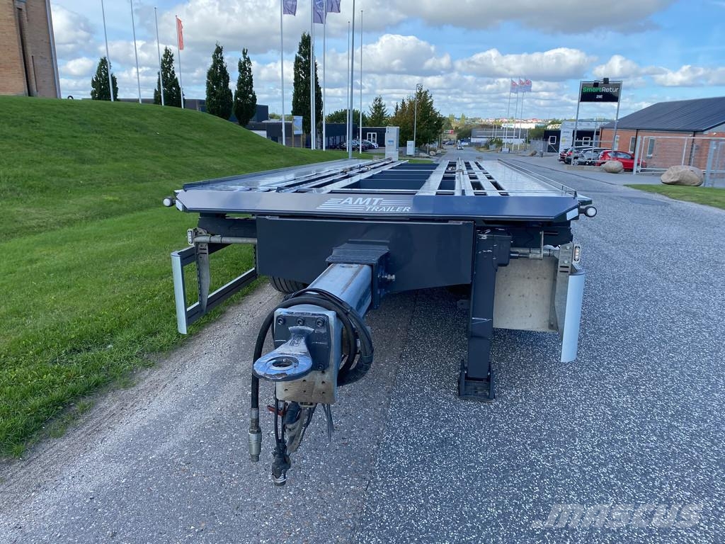 AMT KO360 3 akslet overføringskærre 6.600 mm Containerframe semi-trailers