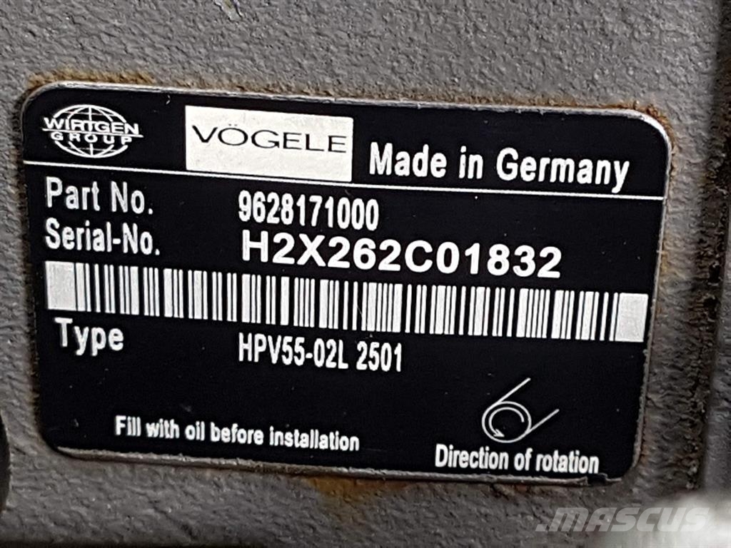 Vögele 9628171000 - Linde HPV55-02L 2501 - Drive pump Hidraulice