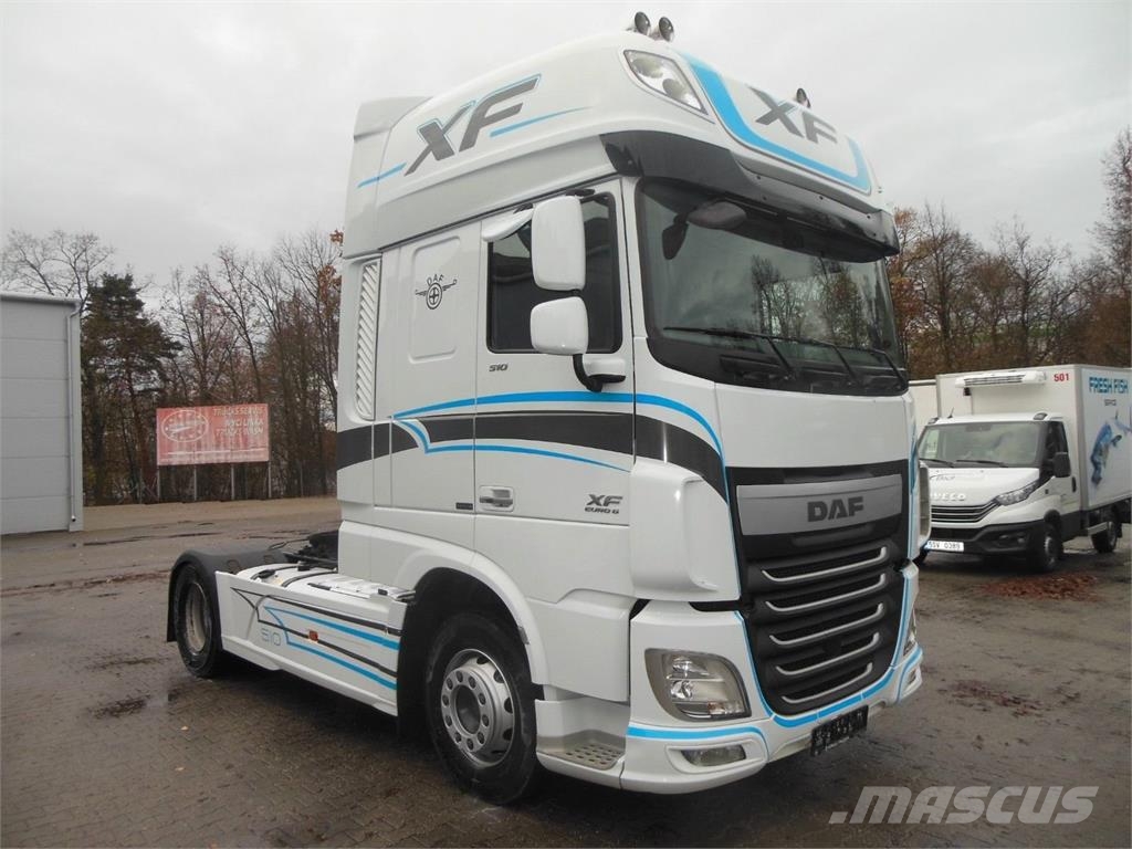 DAF XF 106.510 SSC, MANUELL, RETARDER, TOP STAND!!! 牵引车