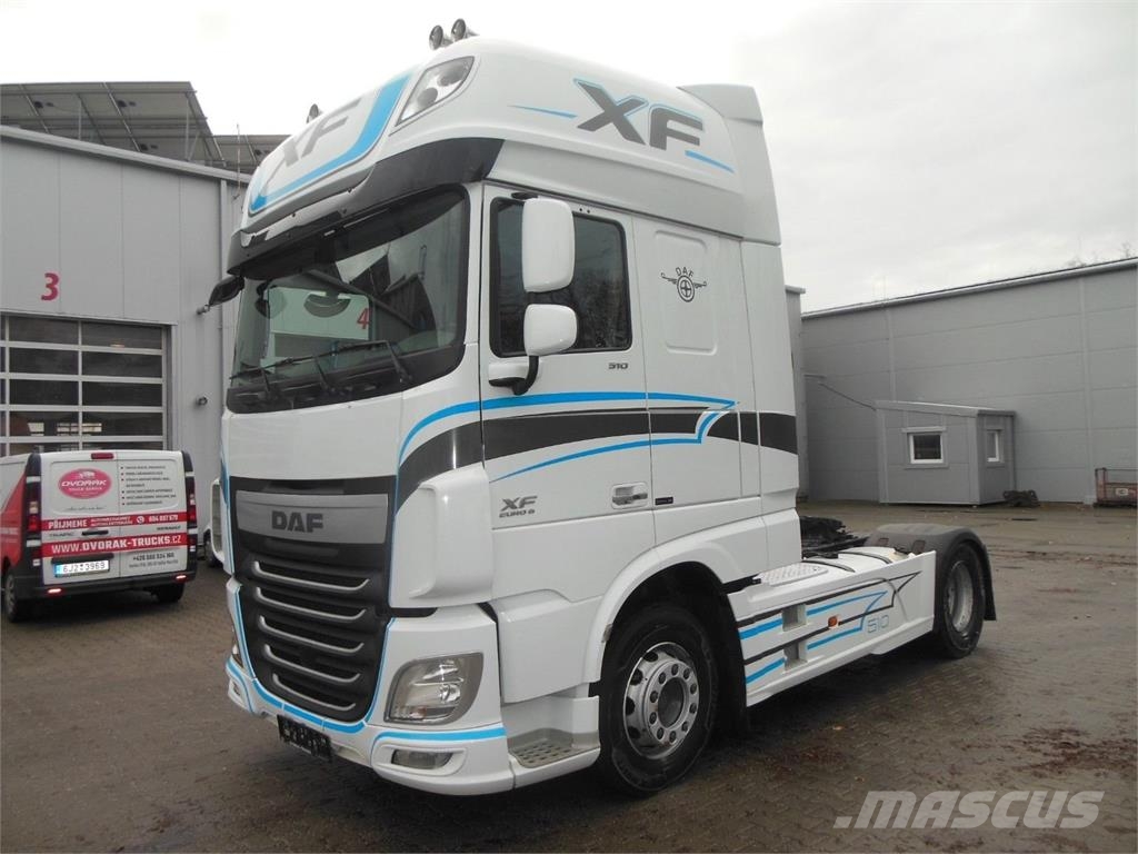 DAF XF 106.510 SSC, MANUELL, RETARDER, TOP STAND!!! 牵引车