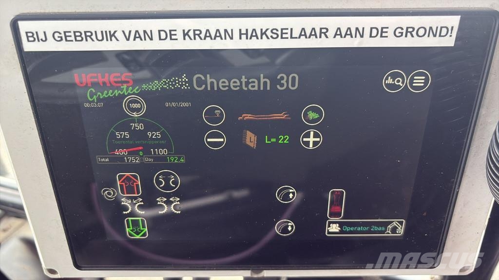 JCB Fastrac 4220 met container Traktorer