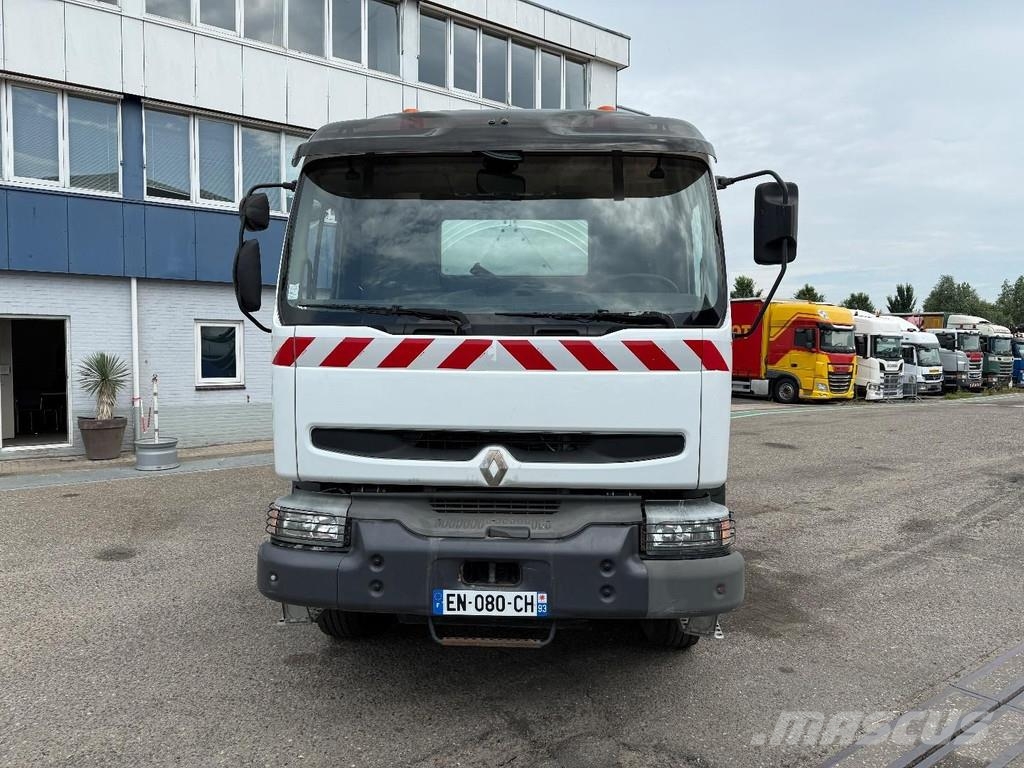 Renault 370 6x4 Vacuum tank 12,000 liters, MANUEL GEARBOX, Kolkenzuigers