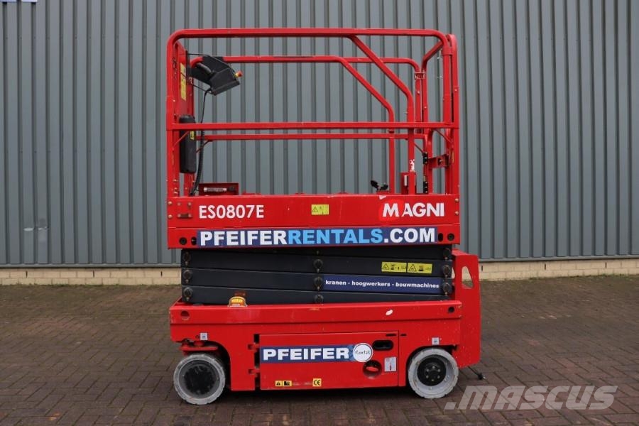 Magni ES0807E Electric, 7.8m Working Height, 230kg Capac Schaarhoogwerkers