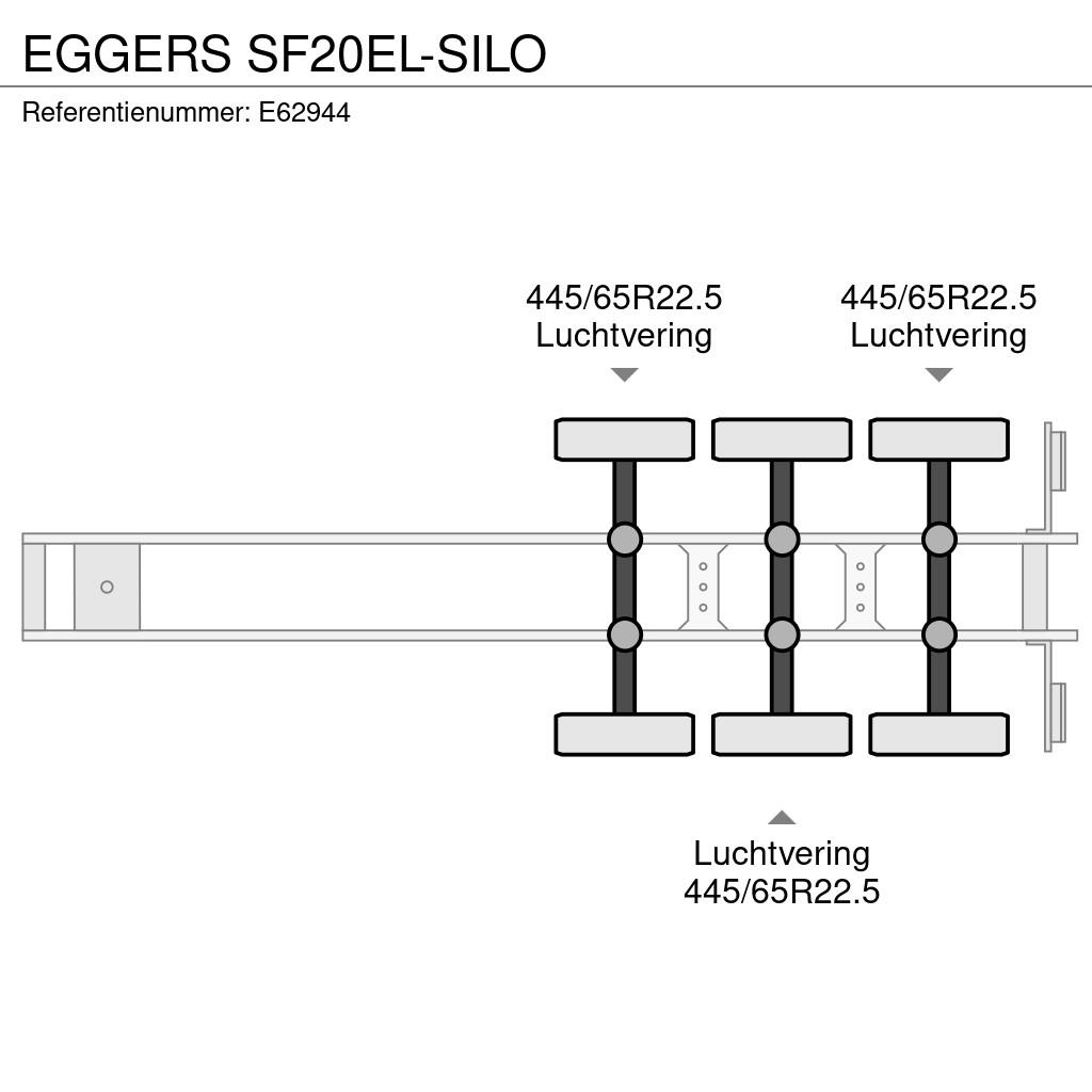 Eggers SF20EL-SILO Säiliöpuoliperävaunut