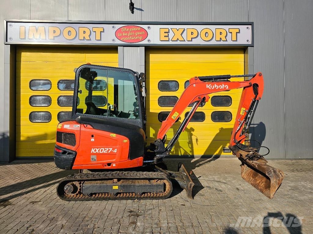 Kubota KX027-4 Mini kotrók < 7t