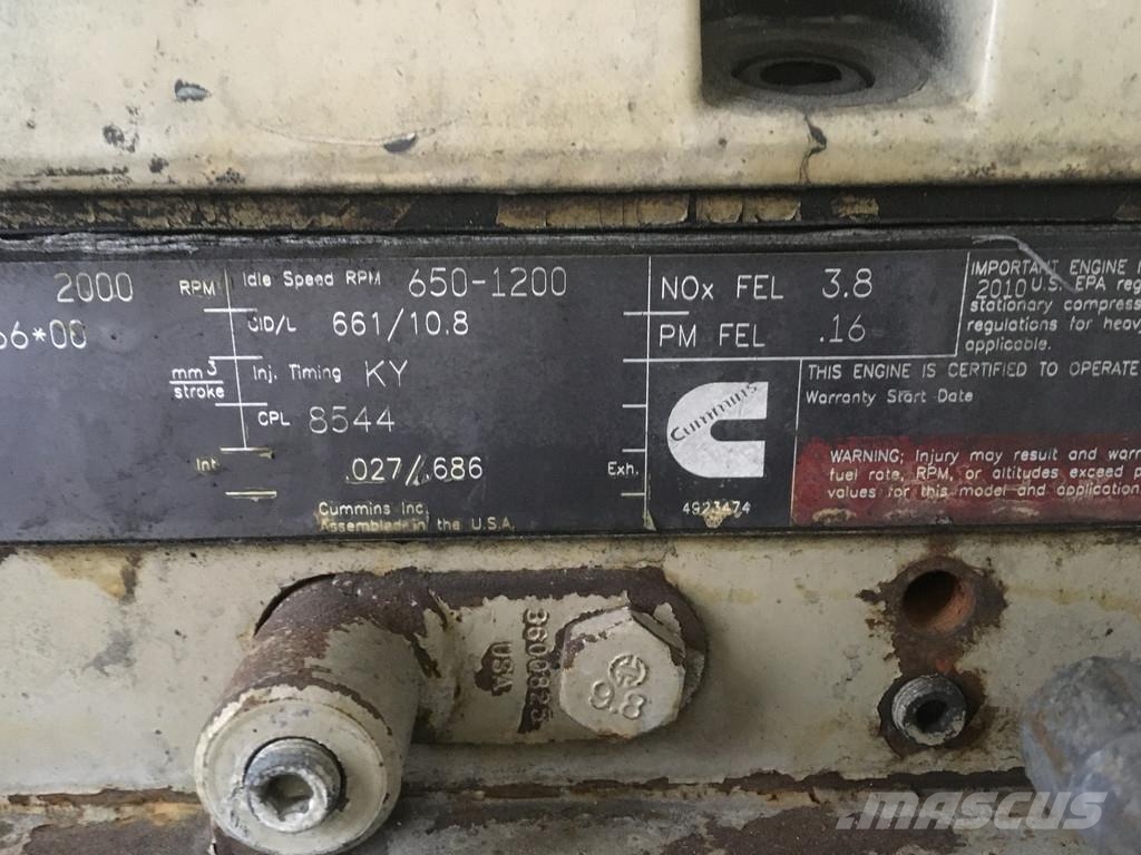 Cummins QSM11 CPL8544 USED Motorlar