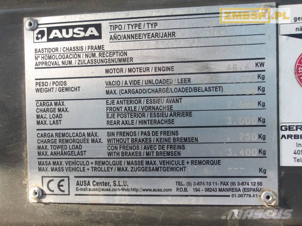 Ausa C 300 H X4 Maastotrukit