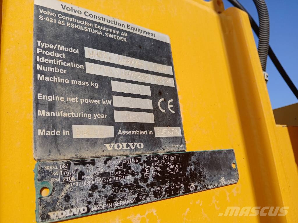 Volvo L 110 H Cargadoras sobre ruedas