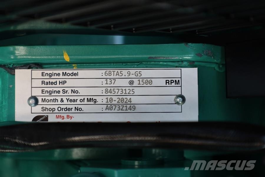 Cummins C110D5Q Declaration of Conformity, Diesel, 110kVA, Dizelski agregati