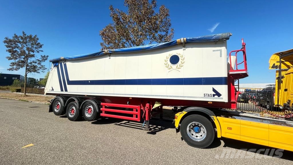Stas S300CX Kipper | 2x lift axle | 43 m3 | alu | rolze نصف مقطورات قلابة