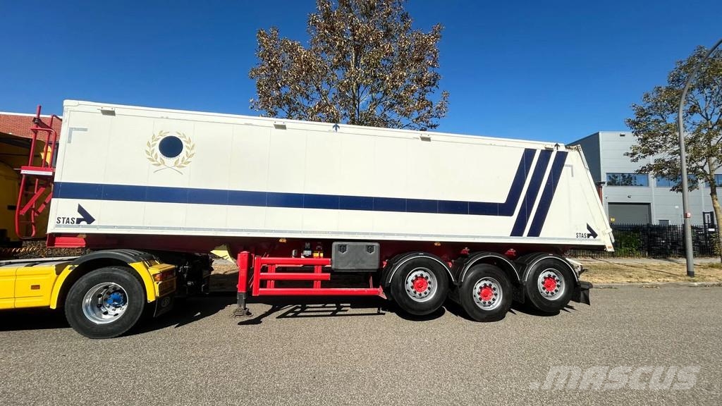 Stas S300CX Kipper | 2x lift axle | 43 m3 | alu | rolze نصف مقطورات قلابة