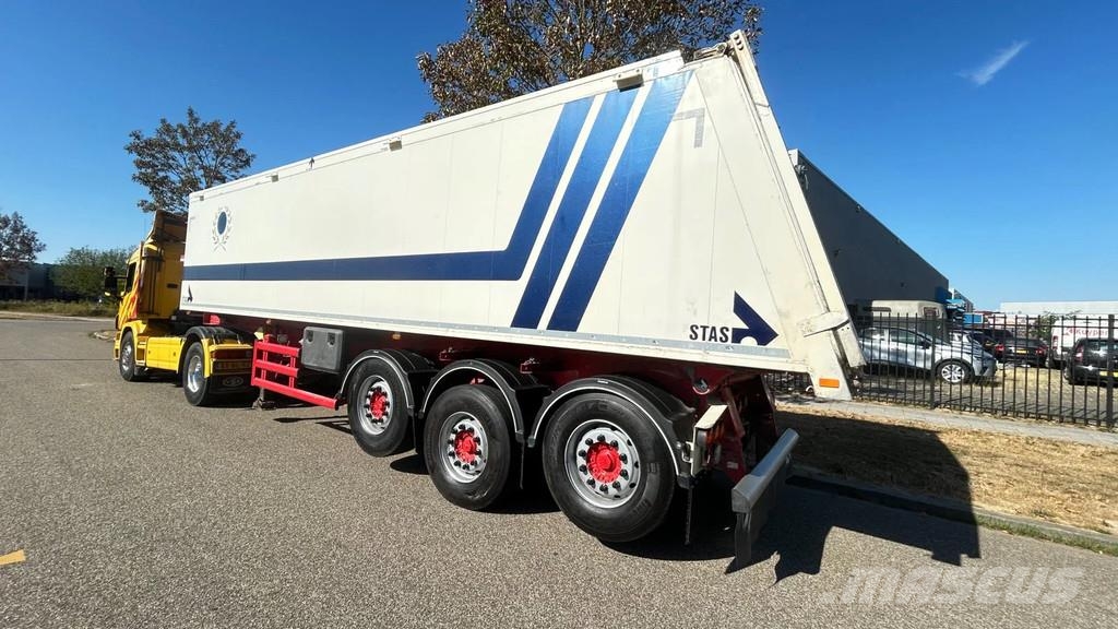 Stas S300CX Kipper | 2x lift axle | 43 m3 | alu | rolze نصف مقطورات قلابة