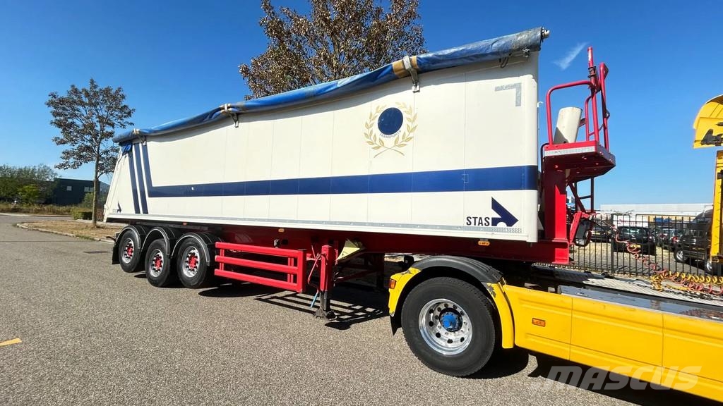 Stas S300CX Kipper | 2x lift axle | 43 m3 | alu | rolze نصف مقطورات قلابة