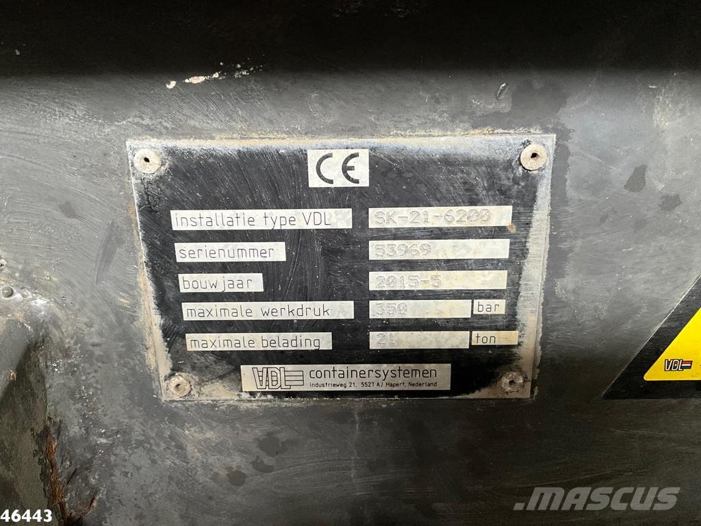 DAF FAS CF 400 Euro 6 VDL 21 Ton haakarmsysteem Camiones polibrazo