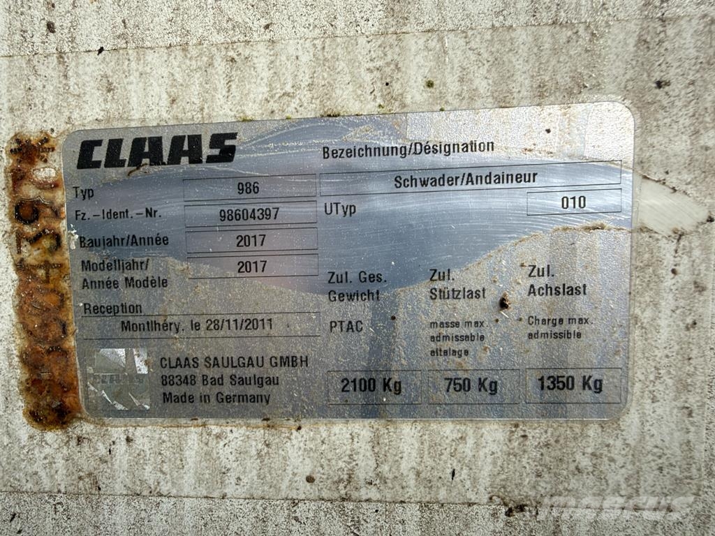 CLAAS Liner 2700 Zwadharken
