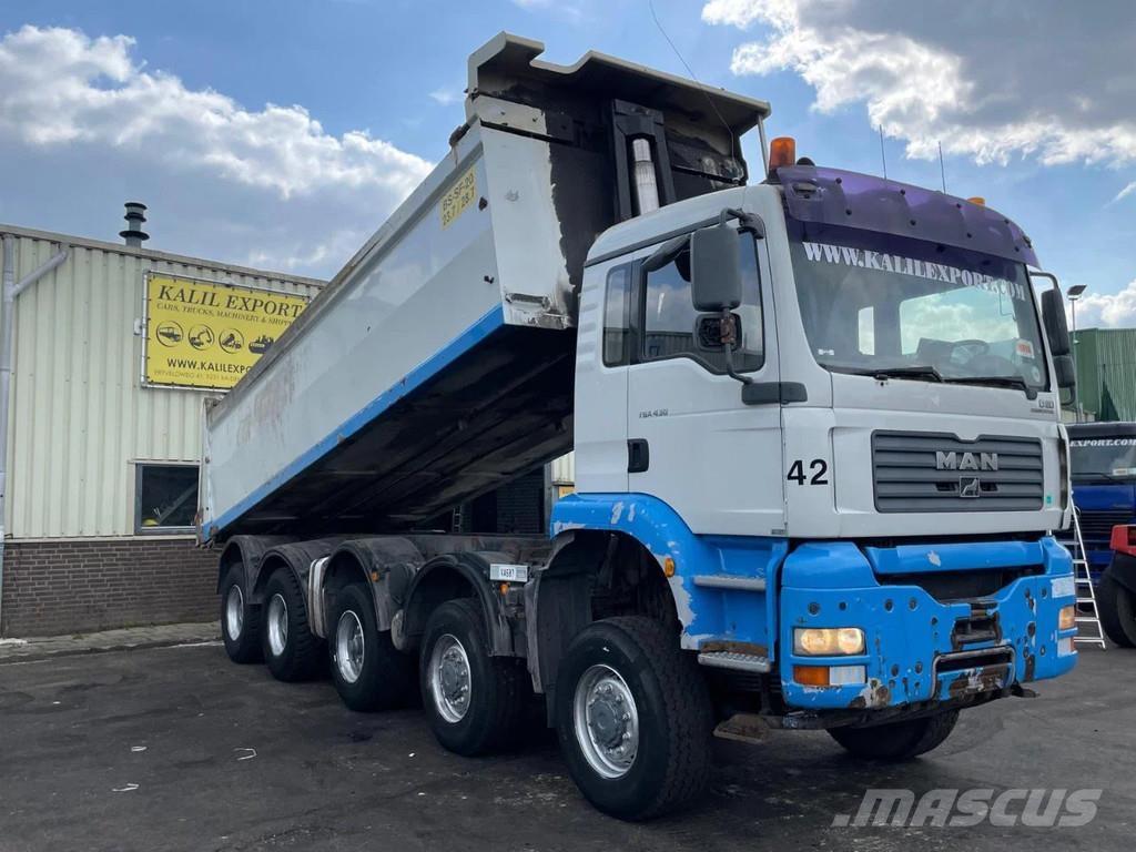 MAN TGA 50.430 Kipper 10x8 Big Axle's Manuel Gearbox F Kiper tovornjaki