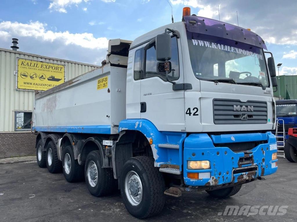 MAN TGA 50.430 Kipper 10x8 Big Axle's Manuel Gearbox F Kiper tovornjaki