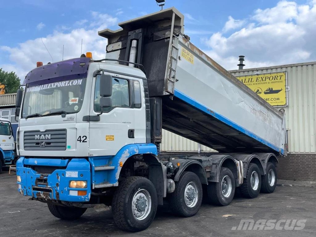 MAN TGA 50.430 Kipper 10x8 Big Axle's Manuel Gearbox F Kiper tovornjaki