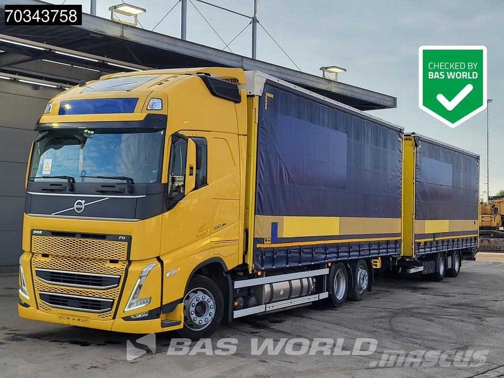 Volvo FH 460 6X2 LNG COMBI Sliding roof VEB+ Automatic A Nákladné vozidlá s bočnou zhrnovacou plachtou