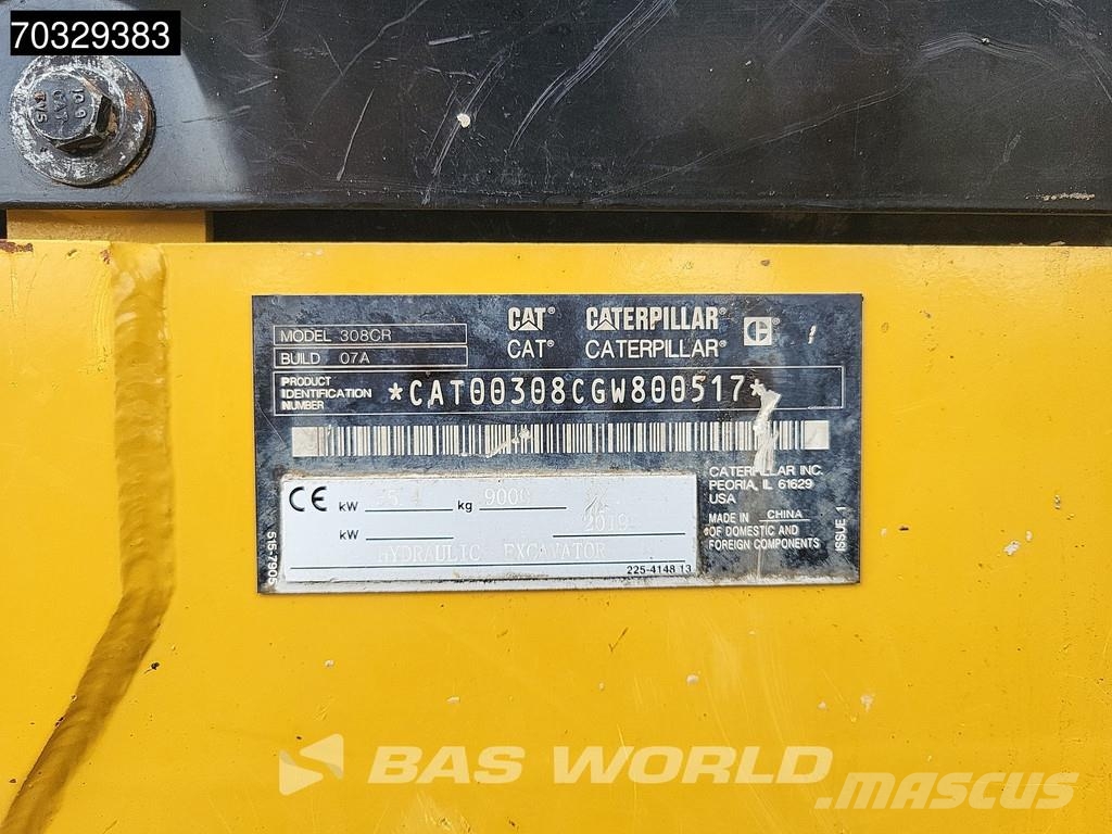 CAT 308 CR Miniescavatori