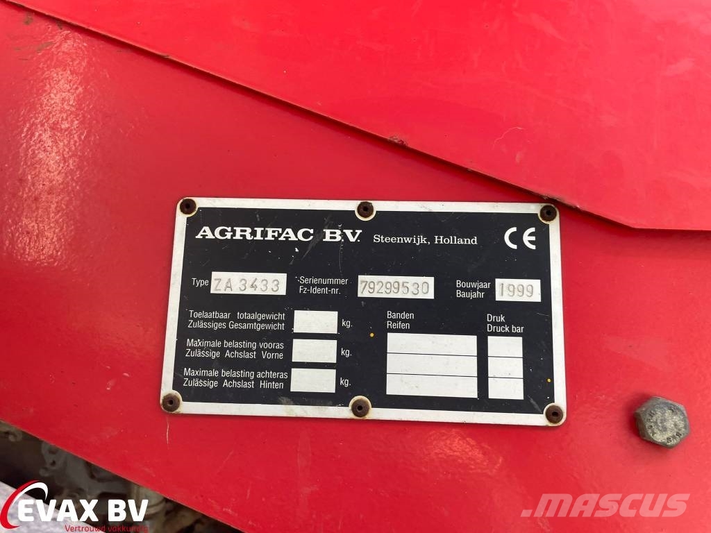 Agrifac ZA 3433 Savaeigiai purkštuvai